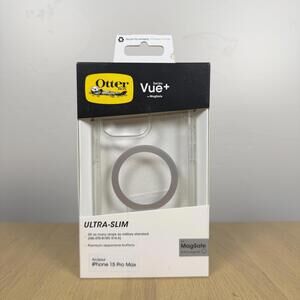 OtterBox Vue+ Series MagSafe Case iPhone 15 Pro Max Clear Ultra Slim Protective